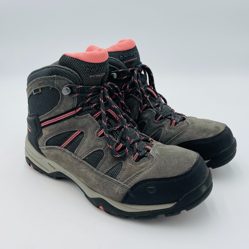 WOMENS HI-TEC WATERPROOF HIKING TRAIL OUTDOOR TALL HIGH TOP BOOTS SHOES